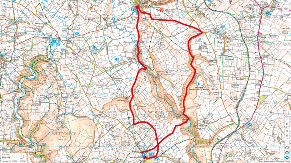 Alstonefield walk 28-1-25